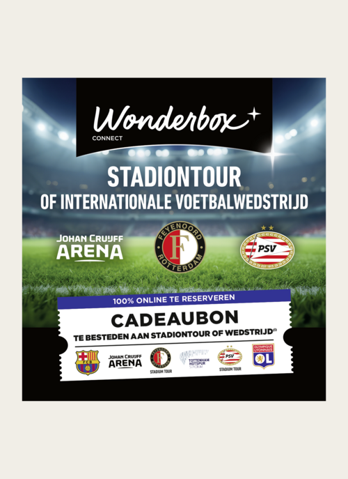 Stadiontour Cadeaubon | Wonderbox Cadeau |