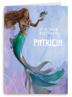 Little Mermaid kaart it is your Birthday