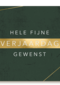 Verjaardagskaart groen hele fijne verjaardag