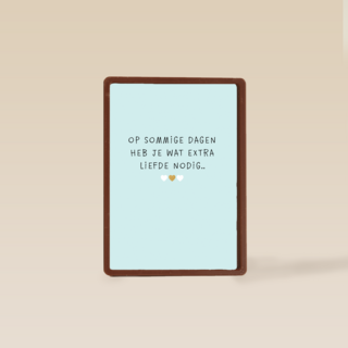 vaderdag kaart hip op sommige dagen heb je wat extra liefde nodig