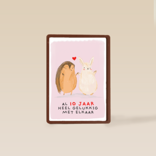 Al 10 jaar heel gelukkig met elkaar