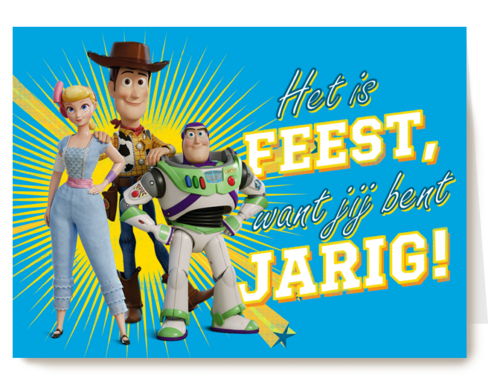 Verjaardagskaart Hallmark | Toy Story Kaart Het Is Feest