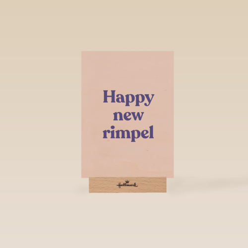 Verjaardagskaart vrouw grappig Happy new rimpel