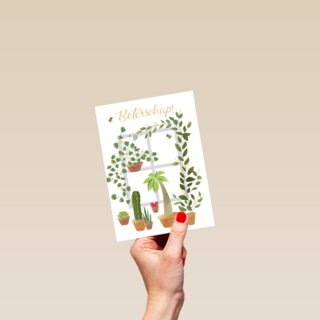 Beterschap kaart planten en bijtjes