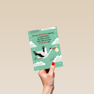 Zwangerschap leukste opa en oma ooievaar