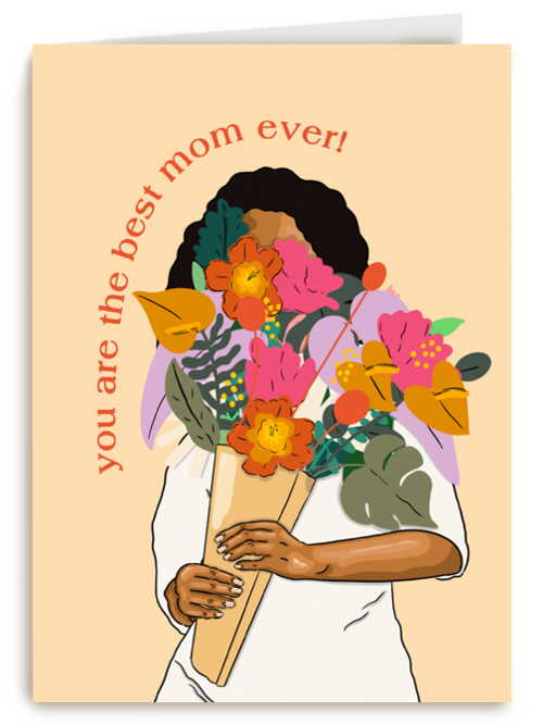 moederdag kaart you are the best mom ever
