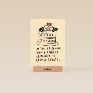 Verjaardagskaart grappig keep it legal