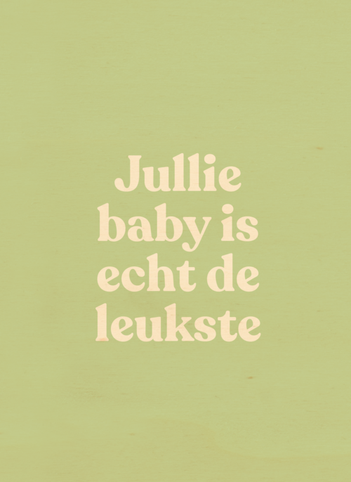 geboorte felicitatie andc jullie baby is echt de leukste