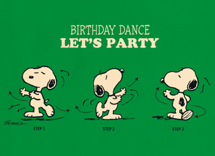 Peanuts Birthday Dance