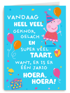 Peppa Pig Hoera Hoera