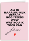 valentijnskaart hip als ik naar jou kijk
