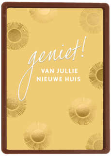 verhuisd kaart geniet van jullie nieuwe huis