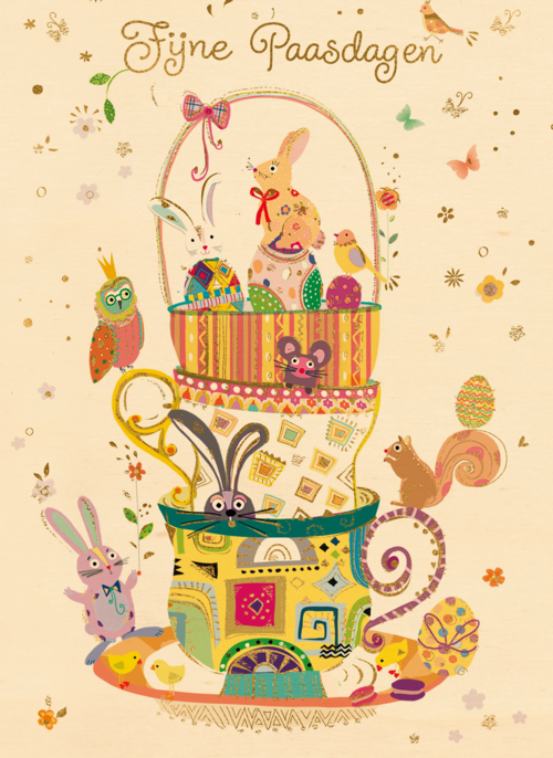 Houten Kaart Pasen | Hallmark | Houten Kaart Hallmark | Pasen | Pasen Kaart Klassiek Turnowsky