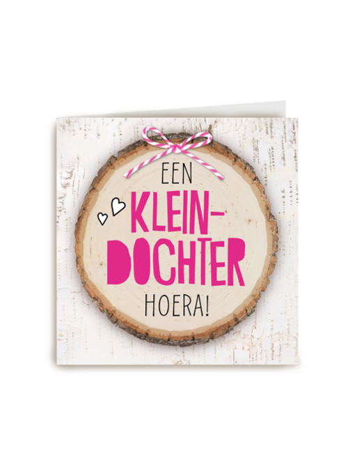 boomstam een kleindochter geboren