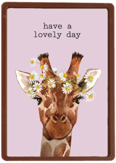 verjaardag kaart hip have a lovely day giraffe