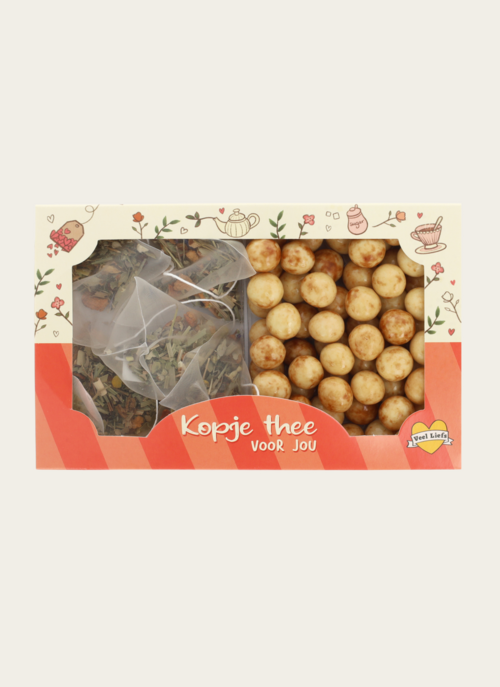 Brievenbus Snoep Thee Voor Jou Met Biologische Kruidenthee | Veel Liefs Cadeau Chocolade |