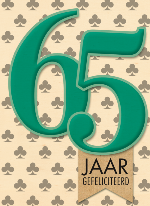 vijfenzestig turqouise klavers
