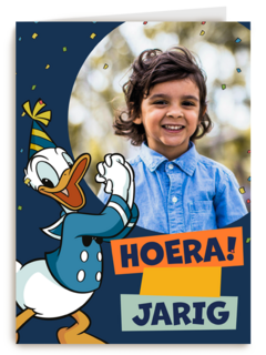 Donald Duck verjaardag fotokaart