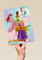 Verjaardagskaart Disney prinses 5 jaar
