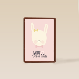 woohoo trotse opa en oma kleindochter