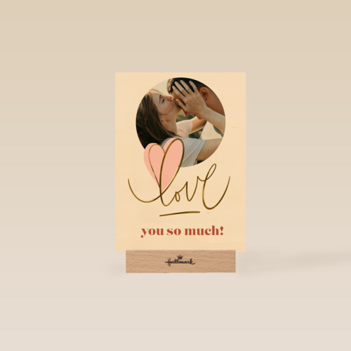 Love you so much fotokaart