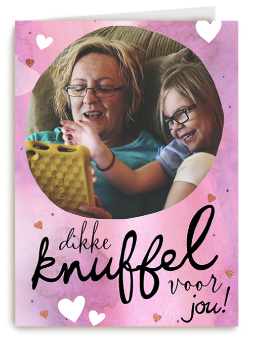 Kaart Hallmark | Vriendschap Liefde | Zomaar Fotokaart Een Dikke Knuffel Voor Jou