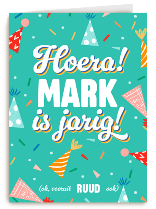 Verjaardagskaart tweeling grappig