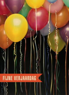 ballonnen fijne verjaardag