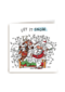 Kerstkaart let it snow