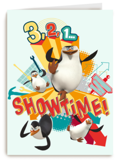 Penguins Verjaardagskaart 321 showtime