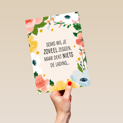 Sterktekaart soms wil je zoveel zeggen