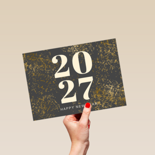 2027 Happy New Year Goud