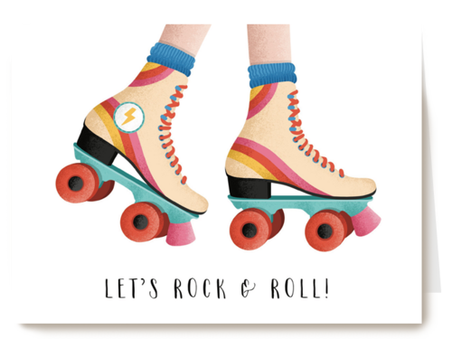 Verjaardagskaart Hallmark | Rolschaatsen