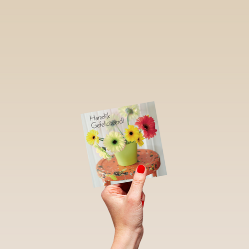 hartelijke gefeliciteerd bloemen