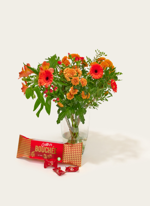 Boeket Bloemen Emmanuel Met Cote Dor Bouchee | Hallmark Cadeau Bloemen En Planten |