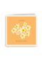 Lieve groetjes kaart met bloemen