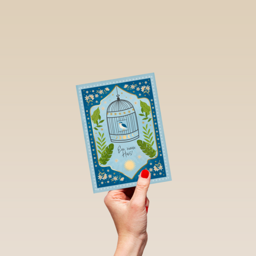 Een nieuw huis symbolic art