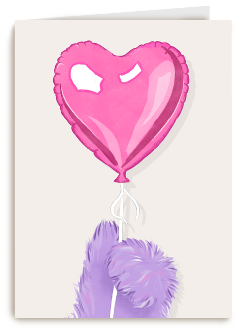 Hart Ballon Fluffy Hands