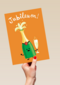 jubileum fles champagne