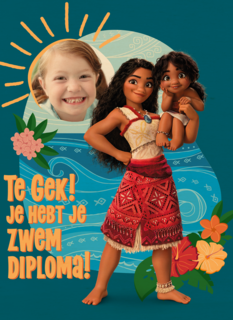 Disney Vaiana Zwemdiploma
