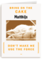 verjaardag kaart grogu bring on the cake