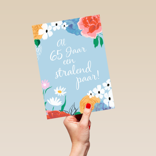 Al 65 jaar een stralend paar