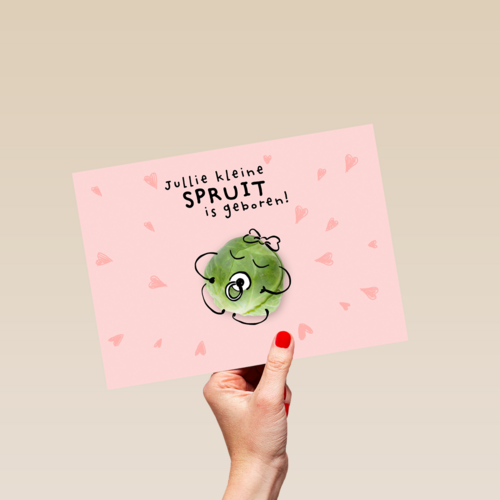 geboorte felicitatie kaart dochter