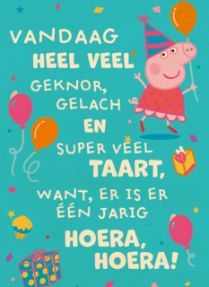 Peppa Pig Hoera Hoera