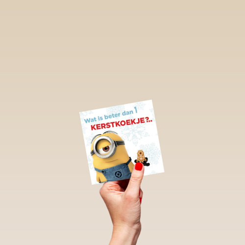 kerst minions wat is beter dan een kerstkoekje