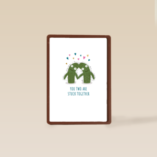 You two are stuck together