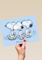 Snoopy verjaardagskaart Happy Day