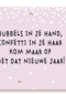 bubbels in je hand