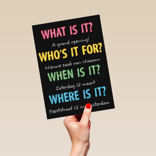 what who when where