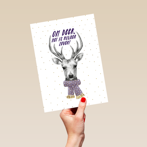 oh deer het is kerst